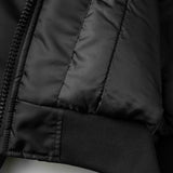 Unisex Winter Cotton Coat Letter Embroidered Stand Collar Cotton Coat Retro Warm Cotton Coat