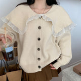 Women Knitwear Autumn and Winter Sweater Coat Loose Knitted Cardigan