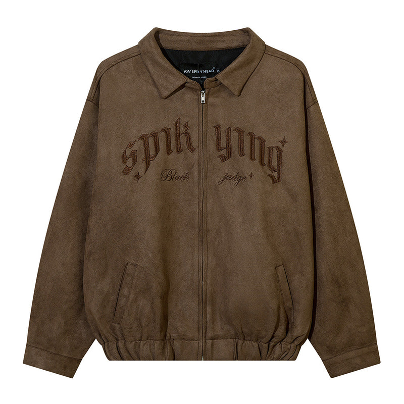 Men Jacket Coat Flight Jacket Men Loose Casual Letter Coat