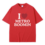 I Love Metro Boomin Graphic Print T Shirt Men Women's Hip