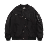 Men Jacket Coat Men's Loose Lapel Embroidered Jacket