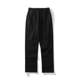 Men Sweatpants Embroidered Slacks Loose Straight Sports Trousers