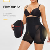 Butt lifter high waist hip enlargement sponge pad tummy control body shaping
