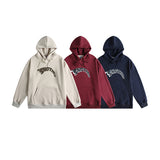 Unisex Winter Cotton Coat Retro Loose Velvet Hoodie