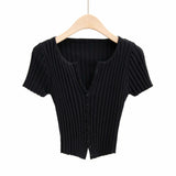 Women Sweater Knit Wear Vintage Knitted Cardigan Women's V-neck Top