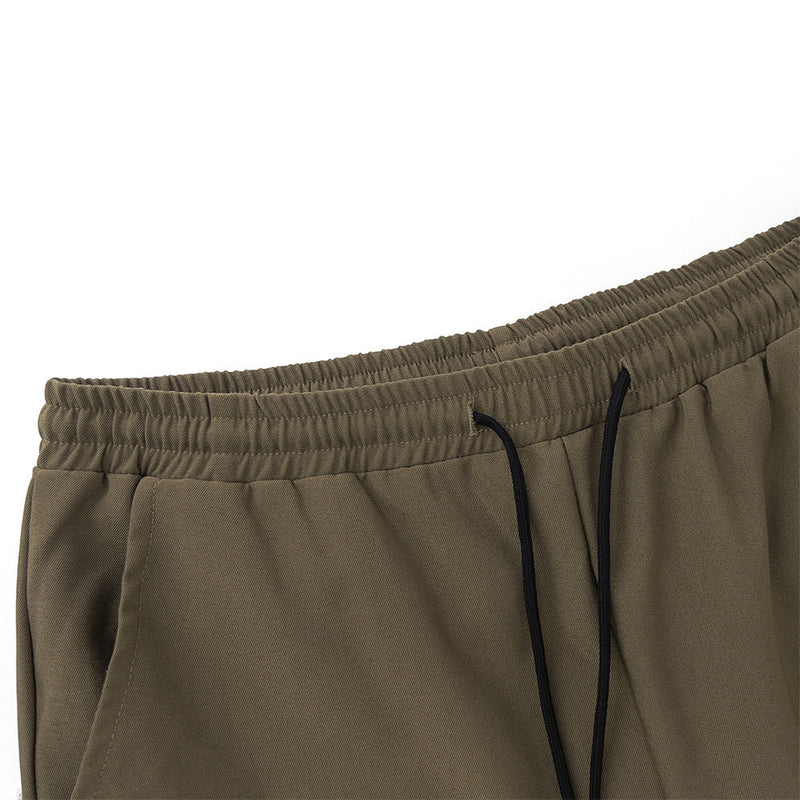 Men Sweatpants Slightly Flared Suit Pants Men Straight Drooping Casual Wide-Leg Pants