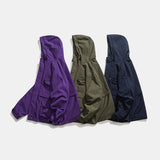 Unisex Jacket Autumn Windproof Hood Coat