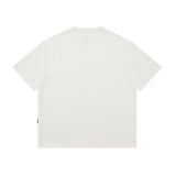 Men T Shirt Foam Printed Letters T-shirt Summer Men's Short Sleeve Loose Hiphop Half Sleeve