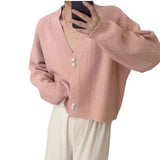 Women Knitwear Spring and Autumn Loose Knitted Cardigan