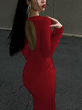 Women Dresse Sexy Sexy Cutout Backless Dress