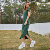 Women Dress in Stock! Sexy Beach Dress Mid-Length Dress