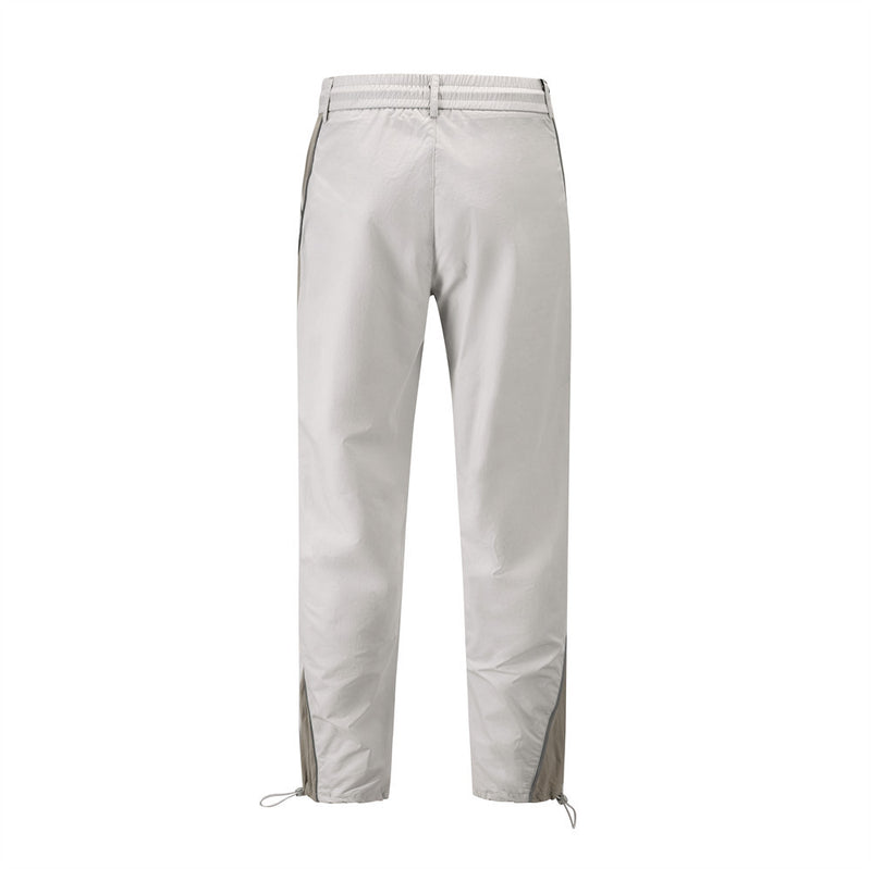 Men Sweatpants Functional Outdoor Sports Casual Pants Contrast Color Straight-Leg Trousers