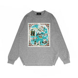 Amiri Long Sleeve Shirt Fashion Brand Long Sleeve Long-Sleeved T-shirt Blouse