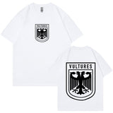 Rapper Kanye West Vultures Logo T Shirt Men's Women Hip Hop