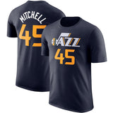 NBA T-Shirts NBA Jersey T-Shirt Jazz Basketball Jacket Short Sleeve Loose