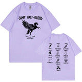 Camp Half Blood Long Island Sound Percy Jackson Print T-shirt