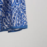 Women Dresses Summer Hollow Embroidery Long Suspender Skirt (Qymy0409)