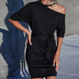 Women Dress One-Piece Knitted Skirt