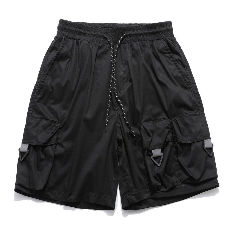 Men Shorts Summer Multi-Pocket Functional Workwear Shorts