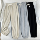 Women Sweatpants Casual Elastic Waist Sports Casual Sweatpants