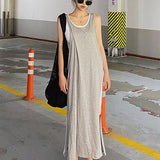 Women Dresses Camisole Long Dress Women's Loose Sleeveless Dress
