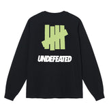UNDEFEATED T Shirts Pure cotton men's and women's loose long sleeves