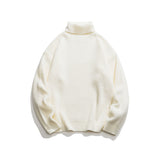Unisex Sweater Winter Turtleneck Simple Sweater