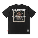 Men T Shirt Summer Hip Hop Half-Sleeved Loose T-shirt Men and Women
