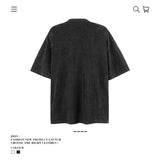 American vintage street T-shirt men's summer loose