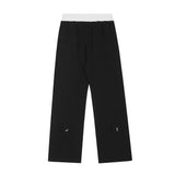 Men Sweatpants High Casual Pants Men Loose Straight Trousers