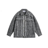 Unisex Jacket Vintage Jacket Loose Lapels Coat