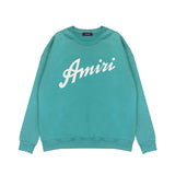 Amiri Long Sleeved Shirt Fashion Brand Crew Sweatshirts round Neck Sweater