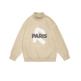 Unisex Hoodie Autumn Back Affixed Cloth Embroidered Sweater