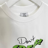 Vetements T Shirts VTM Color Stress Slogan Loose Short Sleeve T-shirt