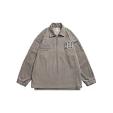 Unisex Jacket Vintage Embroidered Fashion Brand Coat for Men and Women Baggy Casual Jacket