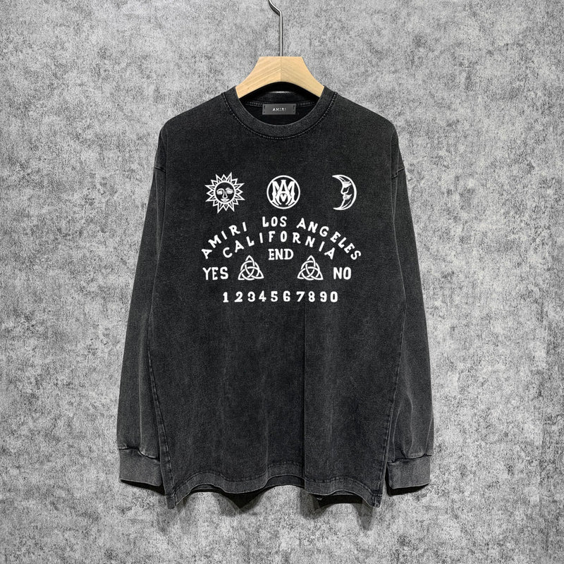Amiri Long-Sleeve Shirt Vintage Long Sleeve T-shirt