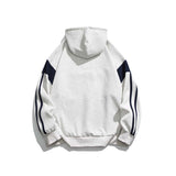 Unisex Hoodie Autumn Contrast Color Stripe Hooded Sweater