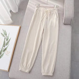 Women Sweatpants Fall/Winter Ankle Banded Pants Loose Casual Pants