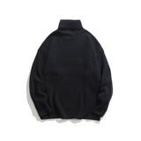 Unisex Sweater Winter Turtleneck Simple Sweater