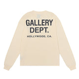 Gallery Dept T Shitrs Double Yarn Cotton Long Sleeve T-shirt