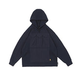 Men Hoodie Multi-Pocket Workwear Hooded Couple Sweater