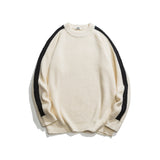 Unisex Sweater Winter Striped Minimalist