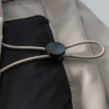 Unisex Winter Cotton Coat Three-Dimensional Pocket Decorative Hooded down Jacket Retro Workwear down Jacket