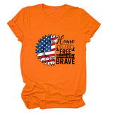 Home of the free Short Sleeve Women's Fashion T-Shirts