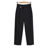 Women Sweatpants Suit Pants Straight-Leg Pants