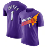 NBA T-Shirts NBAT Shirt Suns Durant Booker Paul Basketball Shirt Short Sleeve
