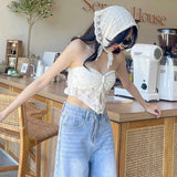 Women Tops Lace Top Summer Sexy Vest
