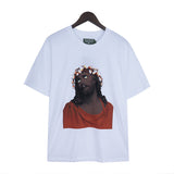 Denim Tears T Shirts Kapok Vintage Portrait Short Sleeve T-shirt