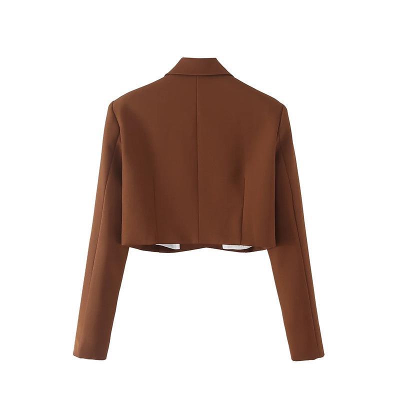 Women Suits Fall Loose Leisure Short Suit Tops