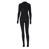 Women Jumpsuit Winter Sexy Hooded Jumpsuit